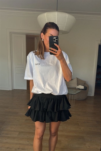 ROTATE, Wide Ruffle Mini Skirt